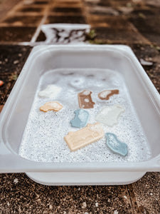 Little Lands // Vehicles Messy Play Stones