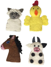 Load image into Gallery viewer, Farm Animal Finger Puppets
