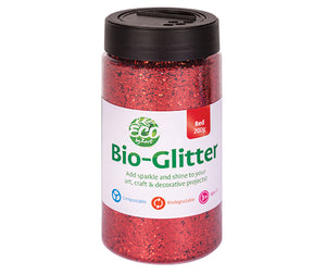 Bio Glitter 200g Bulk // RED