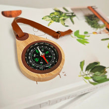 Load image into Gallery viewer, Wooden Compass
