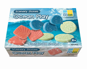 Scenery Messy Play Stones // Ocean