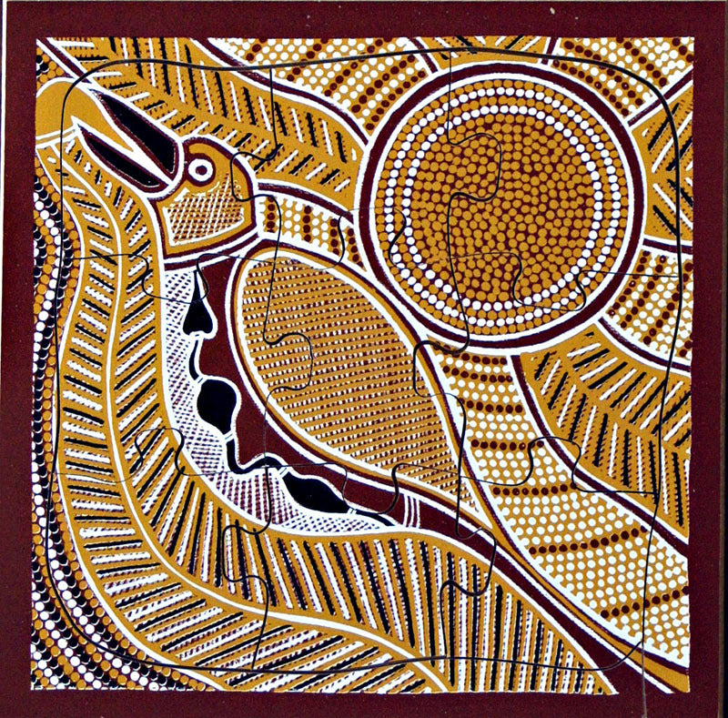 Aboriginal Dreaming Puzzle - Ga Ga The Kookaburra