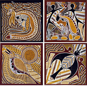 Aboriginal Dreaming Puzzles 4 Pack