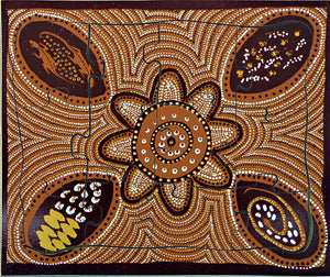 Aboriginal Winanggaay Puzzle - Bush Food