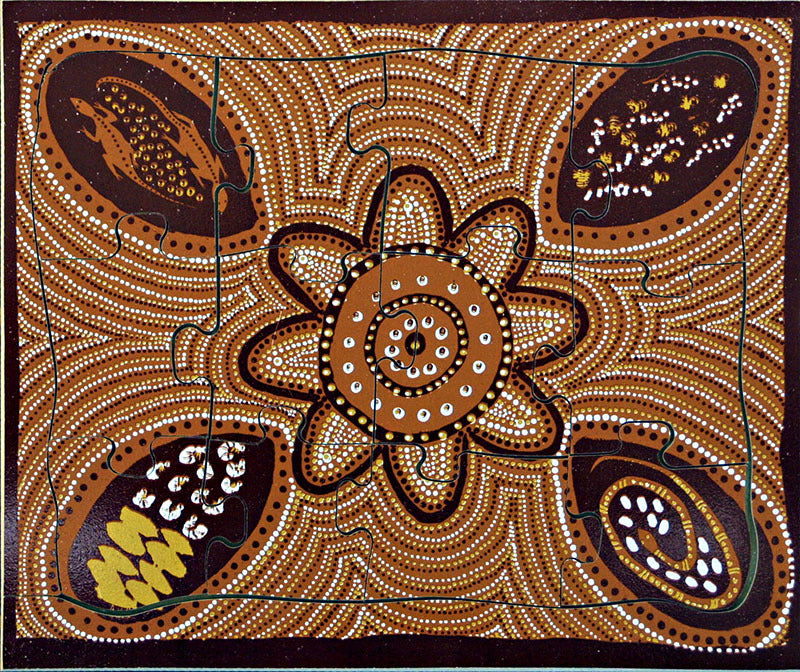 Aboriginal Winanggaay Puzzle - Bush Food