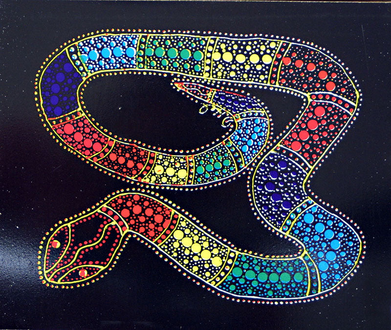 Aboriginal Winanggaay Puzzle - Rainbow Serpent