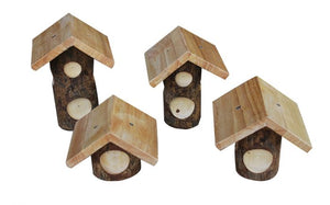 Little Wooden Tree House Set (Bark)