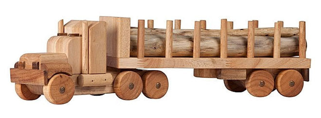 Wooden Log Truck
