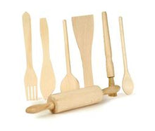 Load image into Gallery viewer, All Natural Set Of 7 Wooden Cooking Utensils
