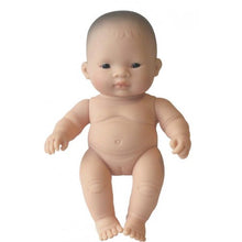 Load image into Gallery viewer, Miniland Doll - Anatomically Correct Baby, Asian Girl and Outfit Boxed, 21 cm (UNDRESSED)
