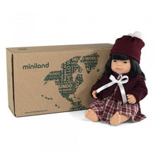 Load image into Gallery viewer, Miniland Doll - Anatomically Correct Baby, Asian Girl and Outfit Boxed, 38 cm (UNDRESSED)

