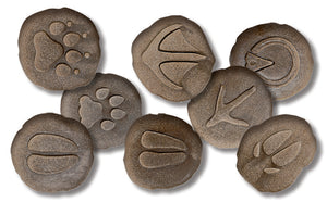 Let's Investigate Farmyard Footprints Tactile Stones