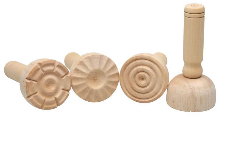 Wooden Playdough Stampers