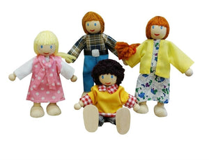 Caucasian Doll Family