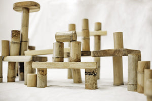 Bamboo Construction Set 46 Piece