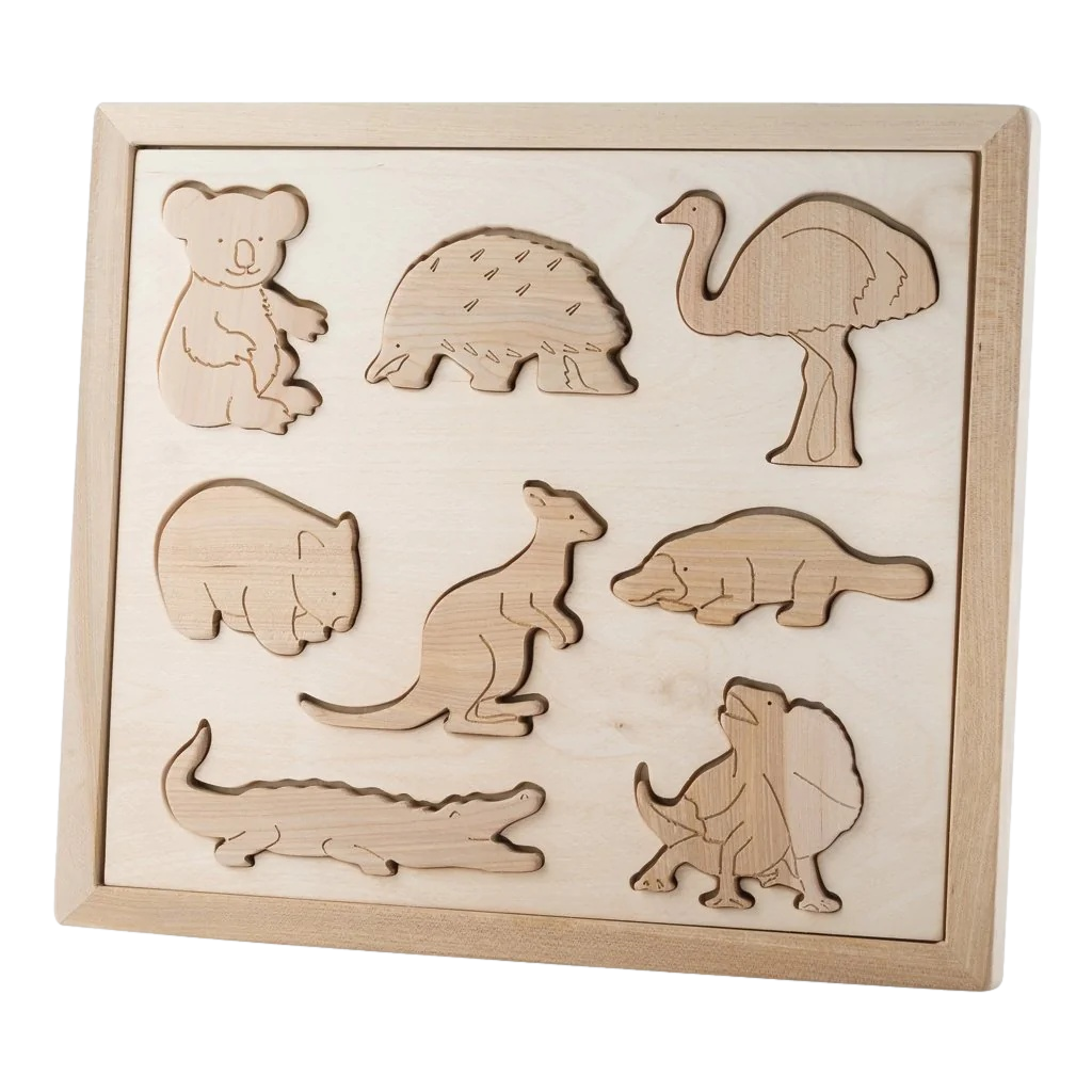 Wooden Sorting Puzzle //  Animals Of Australia