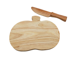Wooden Chopping Board & Knife Set