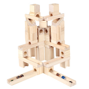 Natural Marble Run 45 Piece