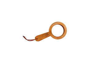 WYLTP Bamboo Magnifying Glass Short Handle