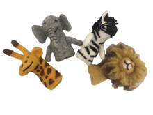 Load image into Gallery viewer, African Animal Finger Puppets
