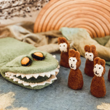 Load image into Gallery viewer, Five Cheeky Monkeys Finger Puppet Set
