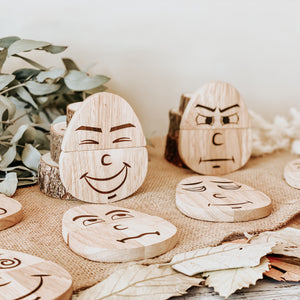 Wooden Emotion Matching Set