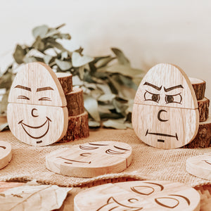 Wooden Emotion Matching Set