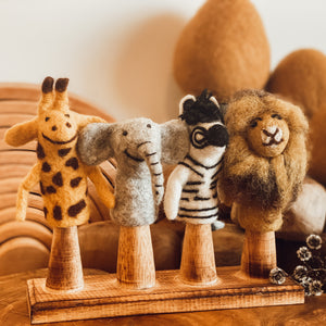 African Animal Finger Puppets