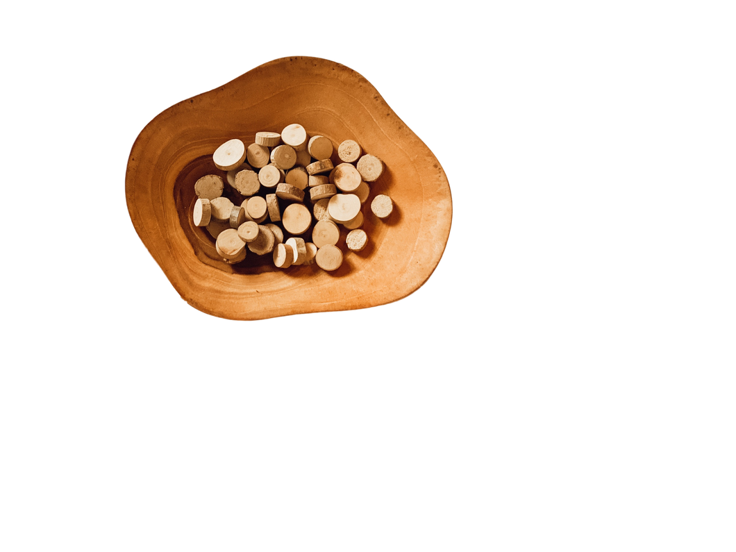 Mini Round Wood Chips