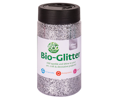 Bio Glitter 200g Bulk // SILVER