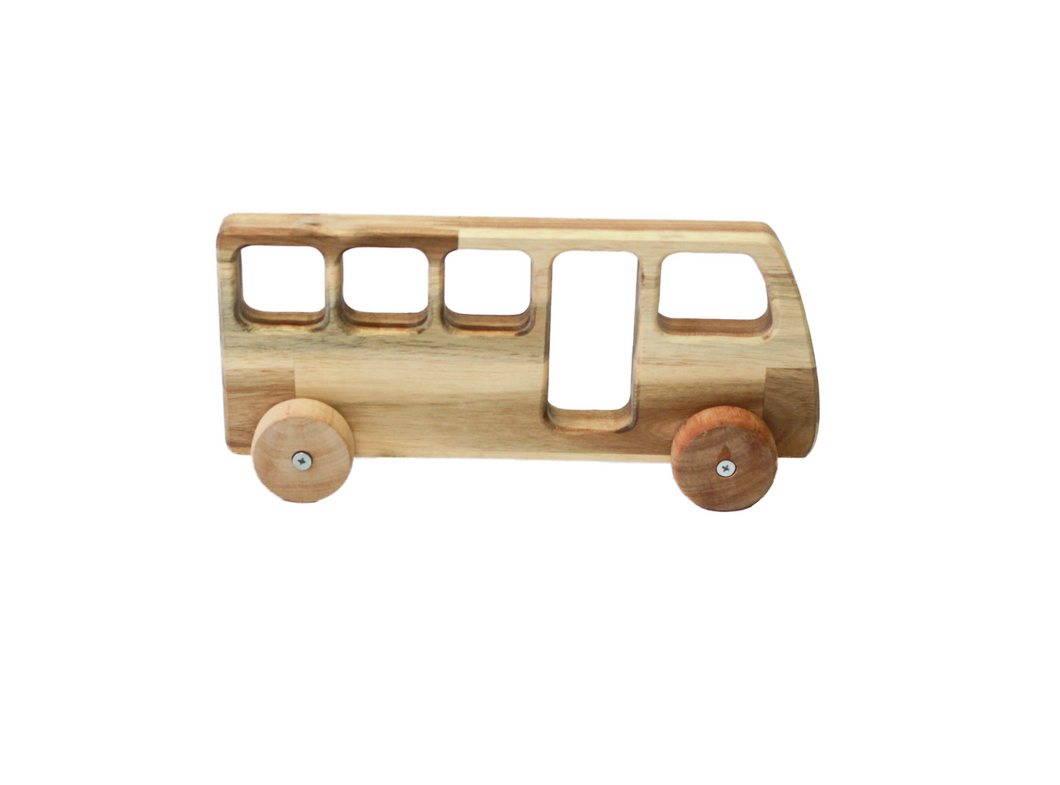 Natural Wooden Bus