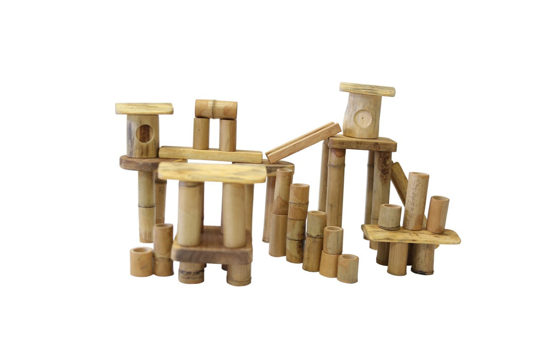 Bamboo Construction Set 50 Pieces