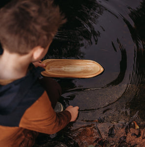 Wooden Water Canoe
